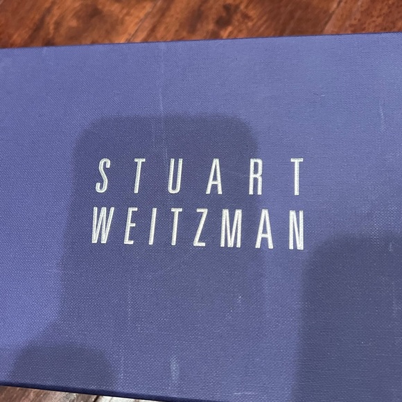 NWT- Stuart Weitzman black and silver flats - Picture 5 of 7